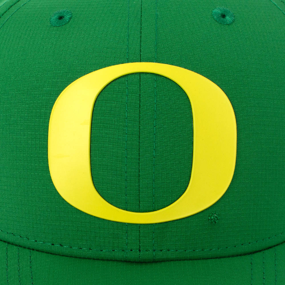 Classic Oregon O, Nike, Green, Curved Bill, Performance/Dri-FIT, Accessories, Unisex, Ripstop, UV Protection, Adjustable, Hat, 882523